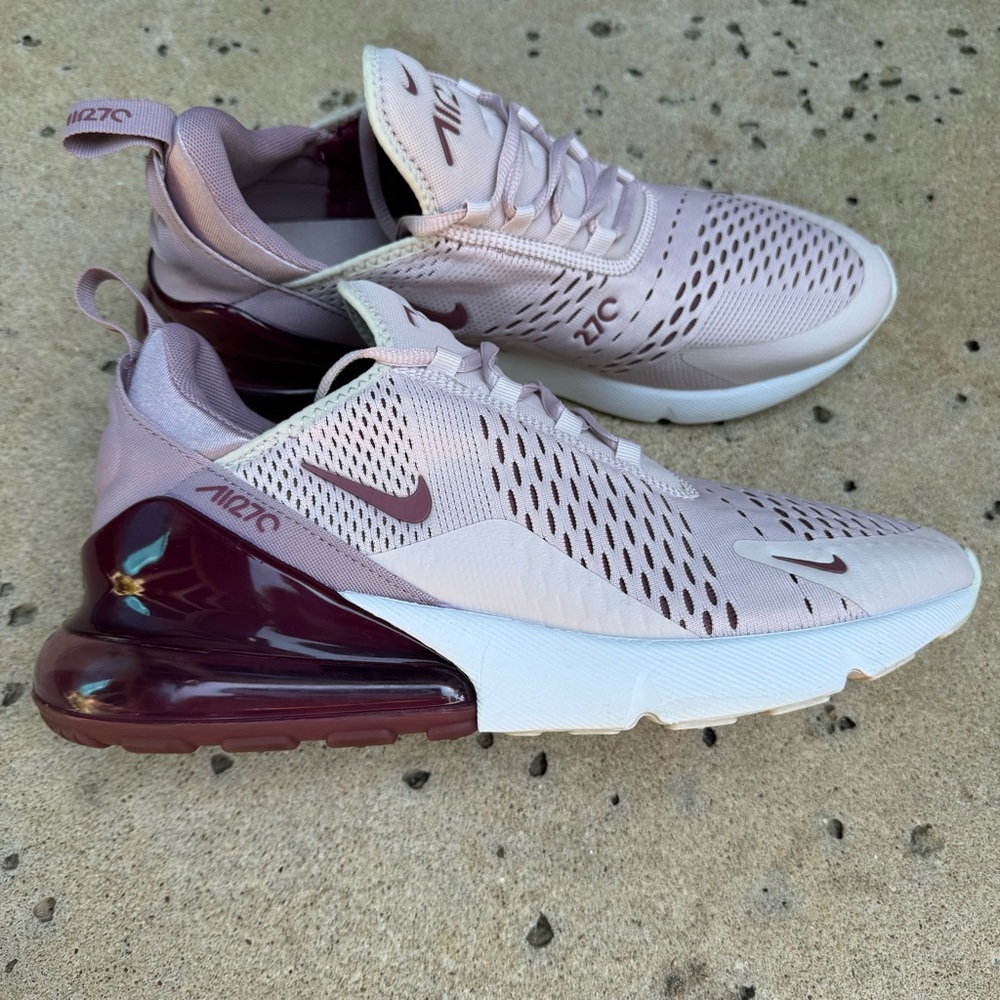 Nike Women’s Air Max 270 Barely Rose Vintage Wine Sneaker